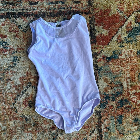 Lavender Sleeveless Kids Leotard - Picture 1 of 1